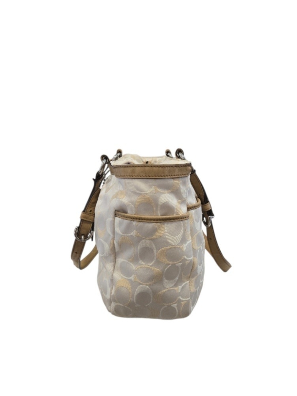 Coach Gallery East West Signature Canvas Tote With Hang Tag - Picture 3 of 15